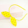 Yellow-colored headband