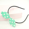 Green-black headband