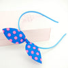 Dark blue-color headband