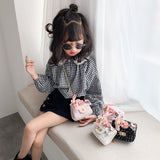 Children's Bag Cute Girl Cartoon Flower Shoulder Bag Small Fragrance Messenger Bag Baby Coin Purse Candy Bag