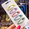 B6 hair clip 5-piece mixed color set