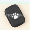 Black and white cat paw