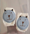 Knee pad blue kitten / free size 0-3 years old