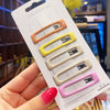 B7 hair clip 5-piece mixed color set