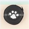 Black and white cat paw
