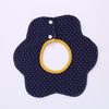 Waterproof navy blue dots