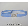 Blue and white (8 word buckle) / 50-80cm adjustable