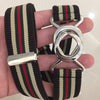 Coffee rice green and red stripes