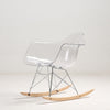 White rocking chair with armrests / 1113pc/1114pc