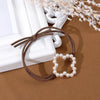 Four leaf clover white