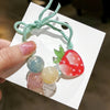 Strawberry hair tie