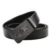 Crocodile black buckle edging / 110cm