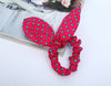 Rose red small green dot