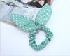 Dark green white dots