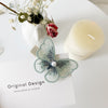 5# green butterfly hair clip