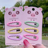 T7 sawtooth clip set of 3 mixed colors