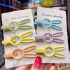 G10 rabbit hair clip 3-piece mixed color set