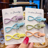 G14 pair of love hair clips 3 pieces mixed color
