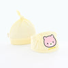 Yellow (double-layer jacquard knotted cap + jacquard velcro halogen door cap)