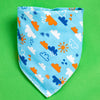 Blue sky triangle scarf