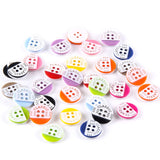 Resin sweater fashion children's clothing alphabet shirt buttons baby lettering shirt buttons colorful children's buttons