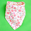 Floral triangle scarf
