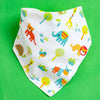 Forest animal triangle scarf