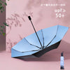 Manual three-fold light blue