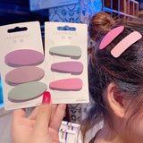 Korean version of matte frosted BB clip printing girl Hyuna drip clip baby children butterfly hair clip hair accessories female wholesale