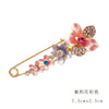 Big brooch bauhinia pink