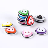 Resin color triangle children's fashion button children's baby shirt coat sweater button DIY button