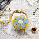 Candy-colored children's small bag foreign style fashion cute mini flower shape princess messenger bag baby coin purse