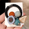 Black hair tie