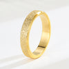 4mm matte gold / us size 4