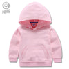 Pink solid color hoodie / 90cm