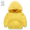 Yellow solid hoodie / 90cm