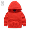 Red solid hoodie / 90cm