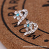 No. 16 [green diamond flower]