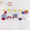 W013-heel smile card stockings / s code (0-1 years old)