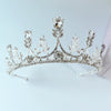 Silver white diamond hand beaded model