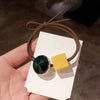 Yellow cube + crystal