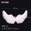 White swallow-shaped wings 65*35 / white