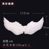 White swallow-shaped wings 110*45 / white