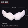 White swallow-shaped wings 80*40 / white