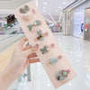 Gray rabbit set of 6