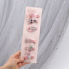Pink rabbit set of 6