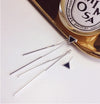 Platinum and silver pin models