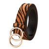 Zebra pattern 8 character buckle / 90cm-115cm