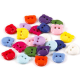 Resin color bear children's shirt button children's clothing baby bear head sweater coat button DIY handmade button