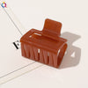 A190 plastic square small clamp - orange red / qiyue factory direct sales